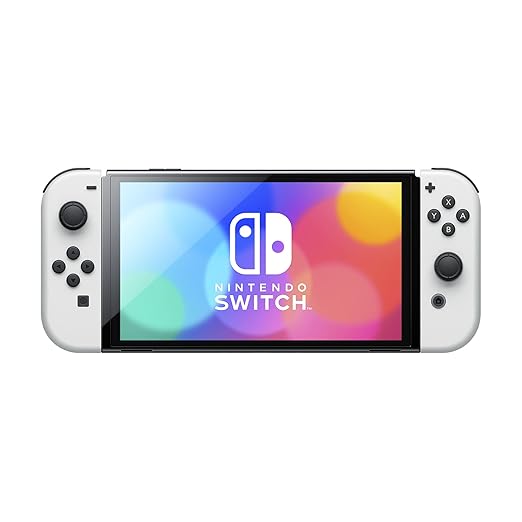 6106vjwmtIS._SX522_ Nintendo Switch – OLED Model w/White Joy-Con(white) - Image 1