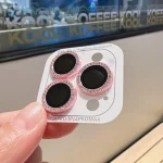 Rhinestone Decor Camera Lens Protector, 1 Set Phone Lens Protective Film, Phone Accessories Compatible with iPhone 16/15/14/13/12/11 Pro Max, Lens Cover, Protection - Image 3