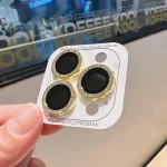 Rhinestone Decor Camera Lens Protector, 1 Set Phone Lens Protective Film, Phone Accessories Compatible with iPhone 16/15/14/13/12/11 Pro Max, Lens Cover, Protection - Image 2