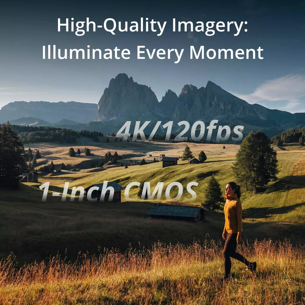 GUEST_704b8340-1713-4dae-9114-a99a6bb35d8f DJI Pocket 3 4K Handheld Camera: USB-C, Image Stabilization, 2" Screen - Image 1