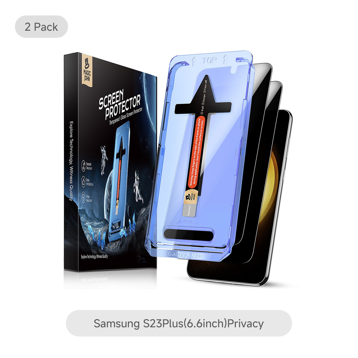 Samsung_S23Plus_6.6inch_Privacy_d75a804e-3bdc-4fd6-ad2b-861372c97f2f.jpg Galaxy S23 Plus Gen 2 Screen Protector - Image 1