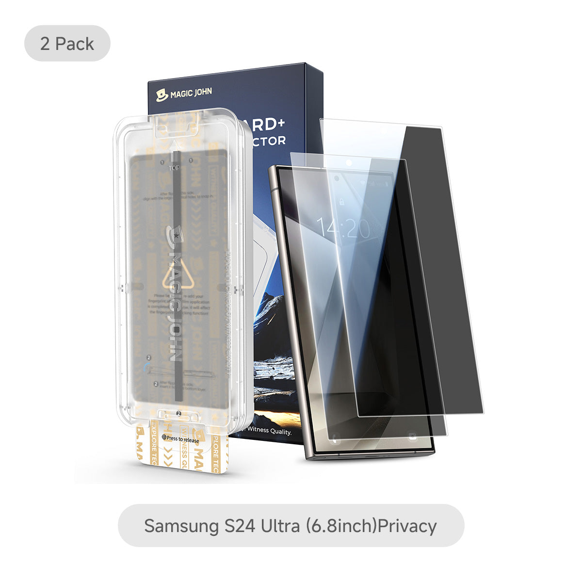 Samsung_S24_Ultra_6.8inch_Privacy.jpg Galaxy S24 Ultra Gen 3 Screen Protector - Image 1