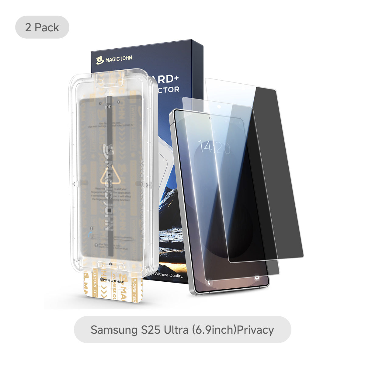 Samsung_S25_Ultra_6.9inch_Privacy.jpg Galaxy S25 Ultra Gen 3 Screen Protector - Image 1