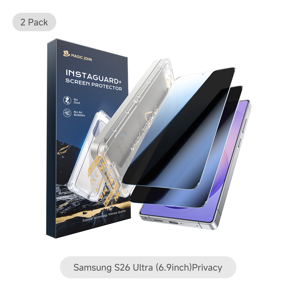 Samsung_S26_Ultra_6.9inch_Privacy.jpg Galaxy S26 Gen 3 Screen Protector - Image 1