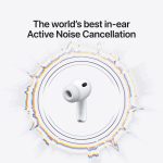 Apple AirPods Pro 3 Wireless Active Noise Canceling Earbuds, Bluetooth, White - Image 3