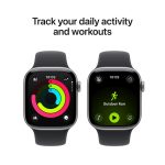 Apple Watch Series 11 (GPS), 42mm Aluminum Case with Sport Band (S/M) - Image 3