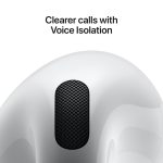 Apple AirPods Noise-Canceling Earbuds with USB-C Charging Case, 4th Generation, Bluetooth, White - Image 6