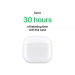 Apple AirPods 4 Wireless Ambient Sound Earbuds, 4th Generation, Bluetooth, White - Image 6