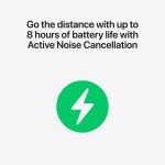Apple AirPods Pro 3 Wireless Active Noise Canceling Earbuds, Bluetooth, White - Image 8
