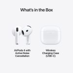 Apple AirPods Noise-Canceling Earbuds with USB-C Charging Case, 4th Generation, Bluetooth, White - Image 9