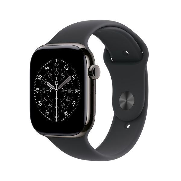 Apple Watch Series 11 (GPS + Cellular), 46mm Titanium Case with Sport Band (M/L)