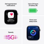 Apple Watch Series 11 (GPS + Cellular), 46mm Titanium Case with Sport Band (M/L) - Image 2