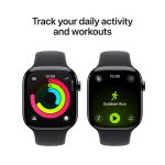 Apple Watch Series 11 (GPS + Cellular), 46mm Titanium Case with Sport Band (M/L) - Image 3