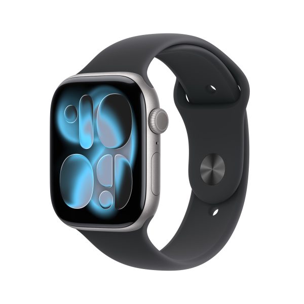Apple Watch Series 11 (GPS + Cellular), 46mm Aluminium Case with Sport Band (M/L)
